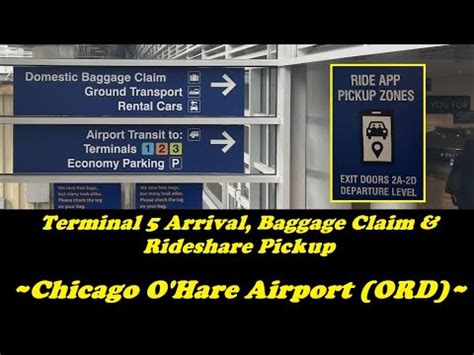 passenger pickup at o'hare airport.